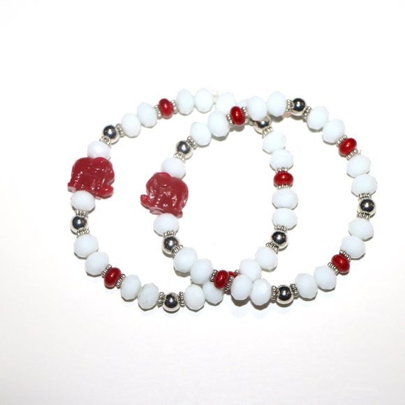 Red Elephant Crystal Bracelet - Picture 3 of 4